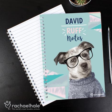 Personalised Rachael Hale Ruff Notes Dog A5 Notebook Extra Image 3